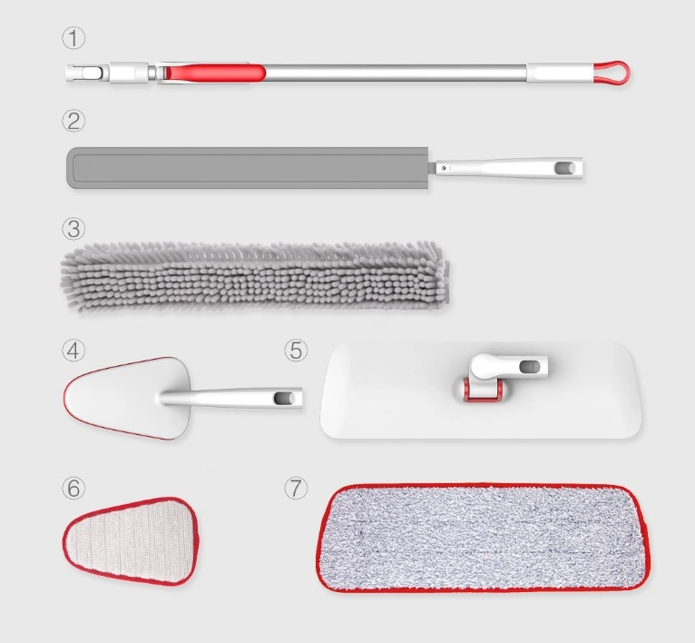 Bộ dụng cụ vệ sinh đa năng Xiaomi iClean YB-01+YB-02+YB-03